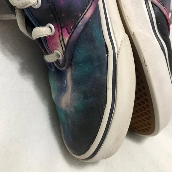 Galaxy Vans Sneakers • Size US Missy 4.0 • Preloved with wear - Picture 13 of 16